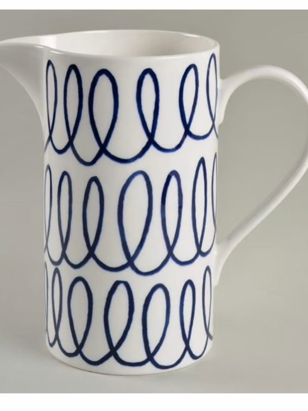 Charlotte Street Blue Collection by Kate Spade & Lenox Pitcher